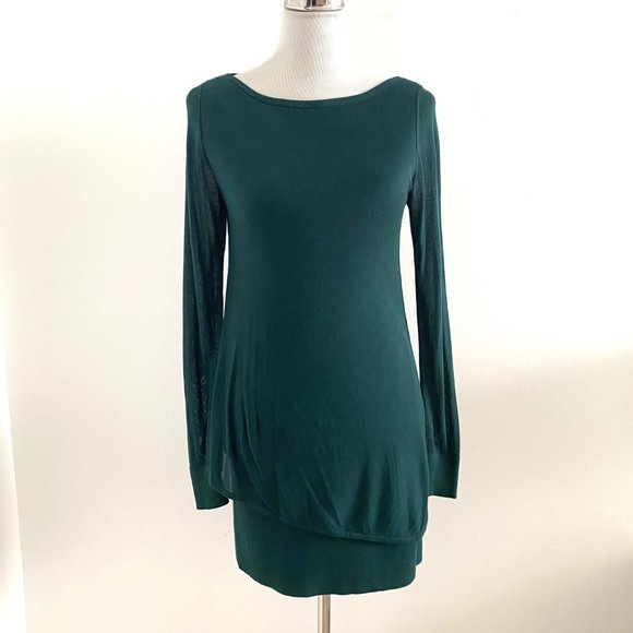 WHBM Double Layer Tunic Green - Picture 3 of 13